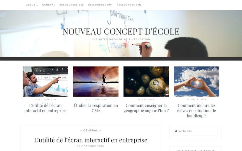 Nouveau concept d'école - Une autre façon de voir l'éducation