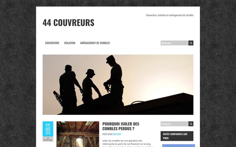 44 couvreurs - Couverture, isolation et aménagement de combles