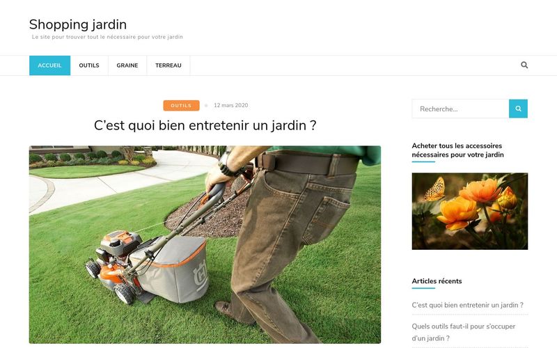 Shopping jardin - Le site pour trouver tout le nécessaire pour votre jardin